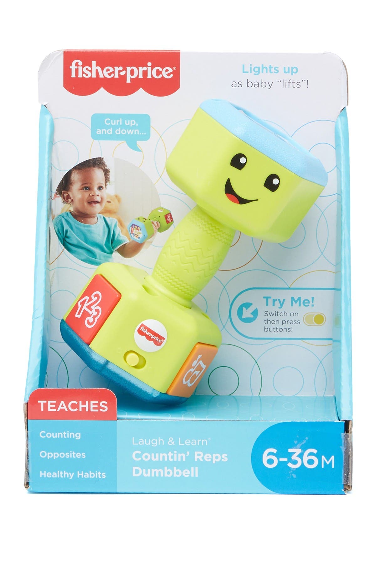 fisher price baby dumbbell