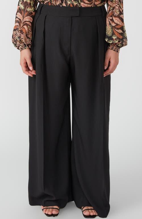 Estelle Orion High Waist Wide Leg Pants In Black