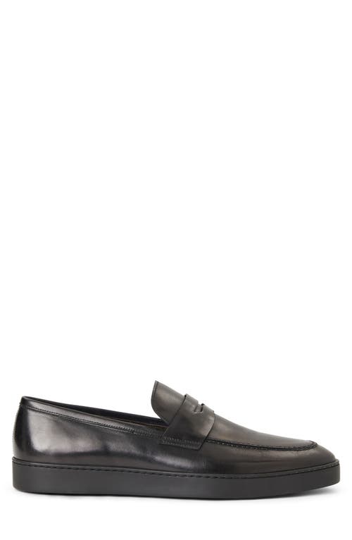 Shop Bruno Magli Prato Penny Loafer In Black