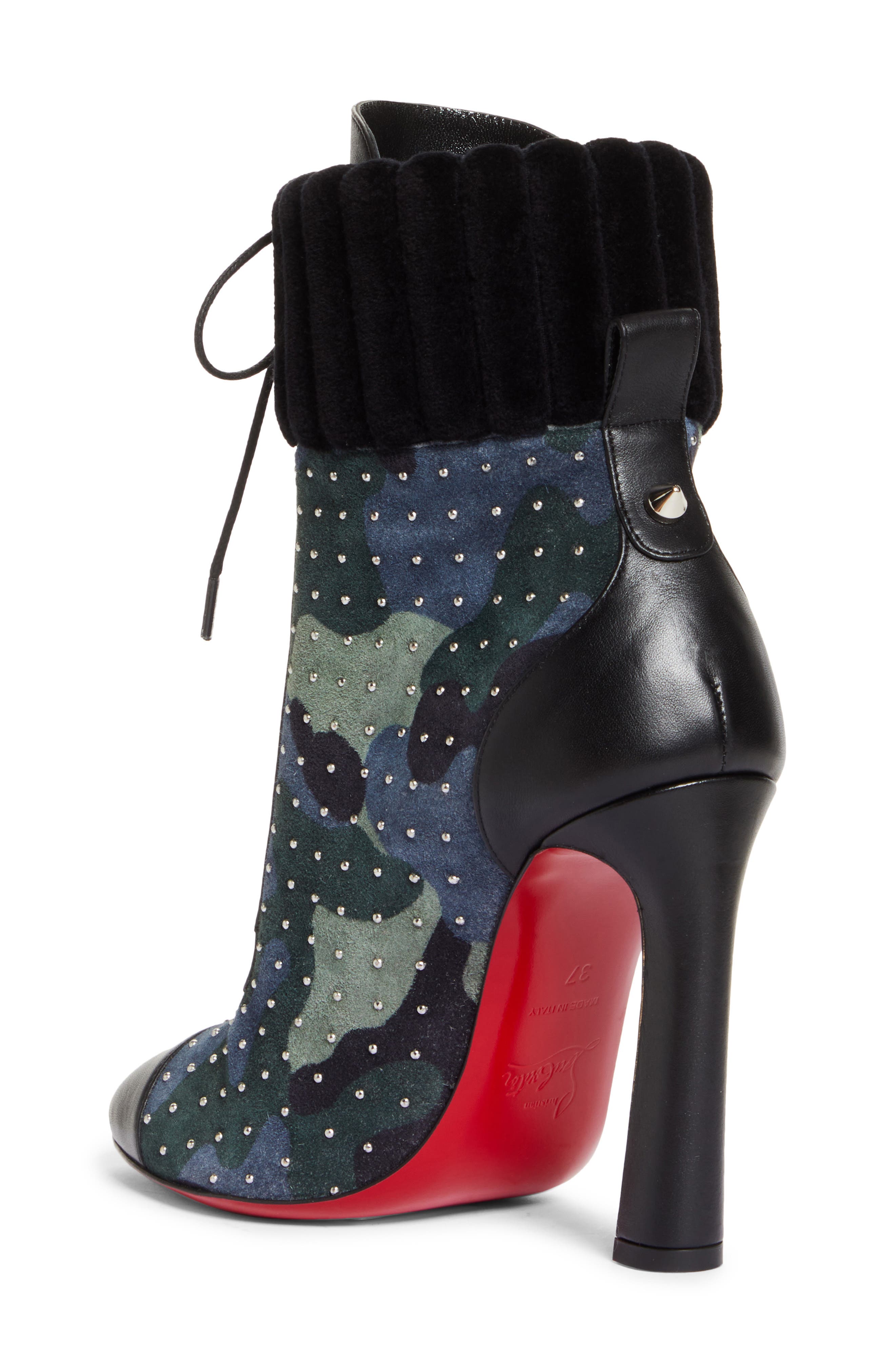 louboutin studded booties