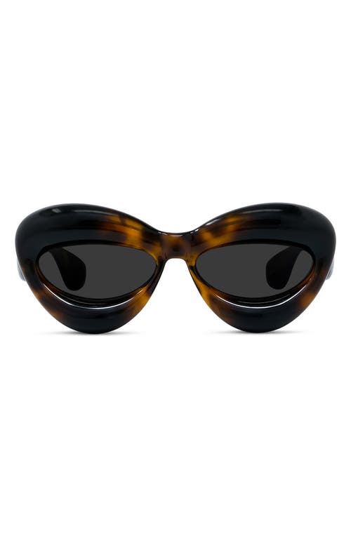 Loewe 55mm Cat Eye Sunglasses In Black