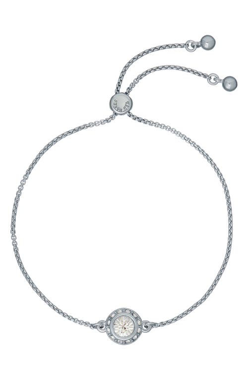 Ted Baker London Soleta Solitaire Crystal Slider Bracelet in Silver Tone Clear Crystal at Nordstrom