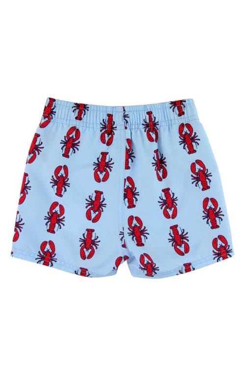 Ruggedbutts Kids' My Little Lobster Print Swim Trunks In My Little Lobster