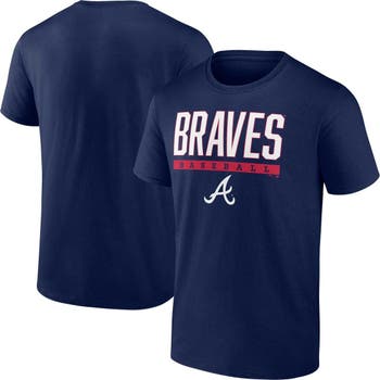 Men's Atlanta Braves Fanatics Branded Navy Power Hit T Shirt