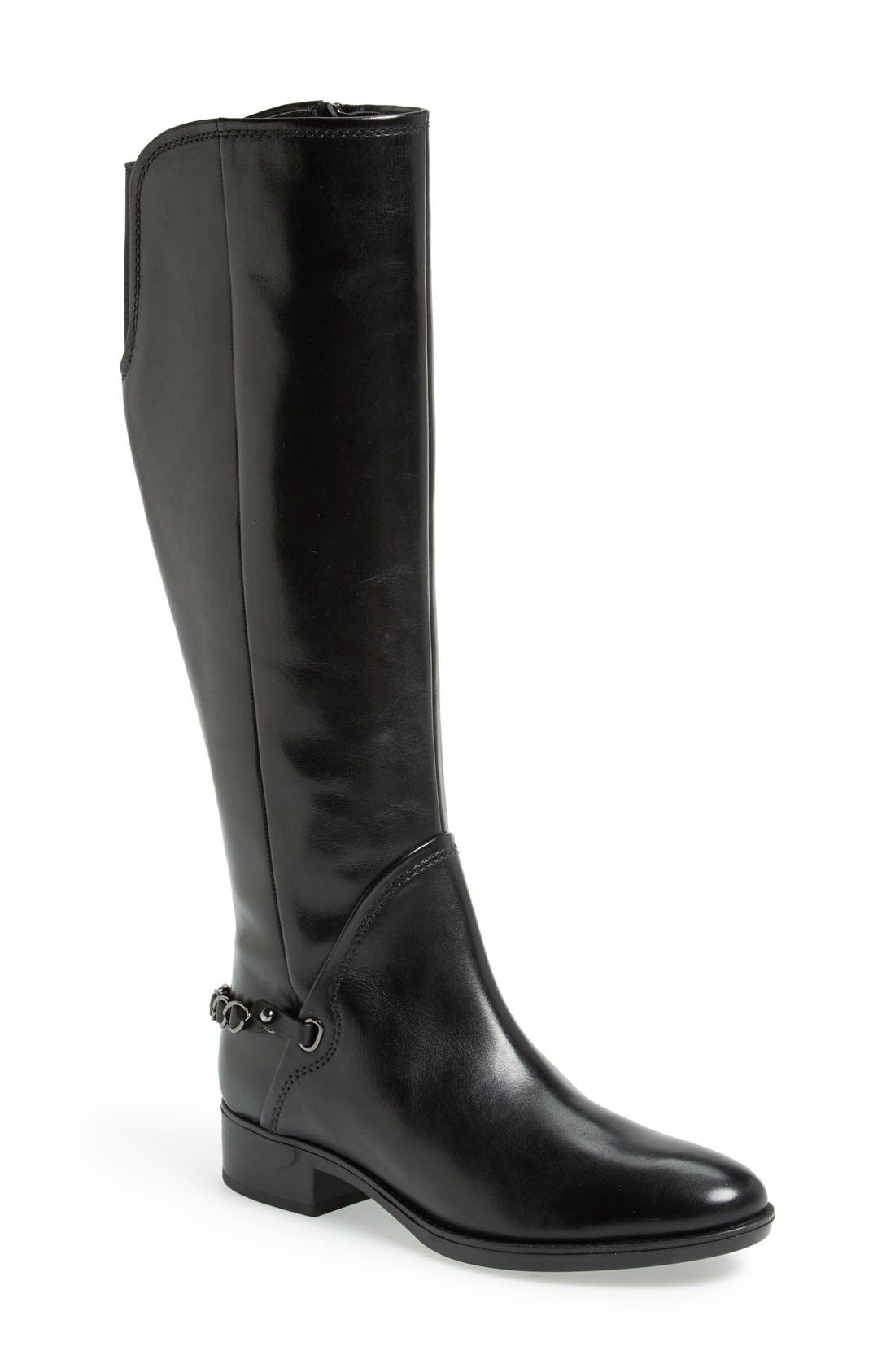 Geox 'Felicity 5' Leather Riding Boot (Women) | Nordstrom