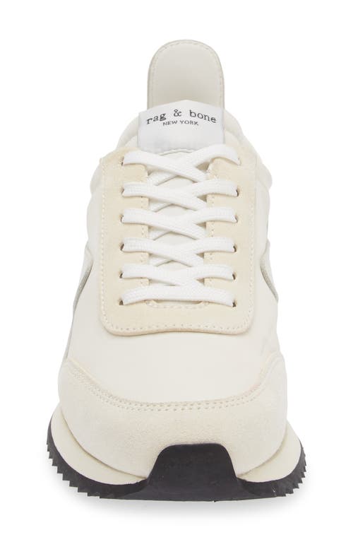 Shop Rag & Bone Retro Runner Sneaker In Seed Pearl