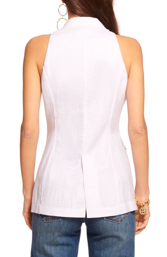 Shop Ramy Brook Paloma Exposed Seam Vest In White