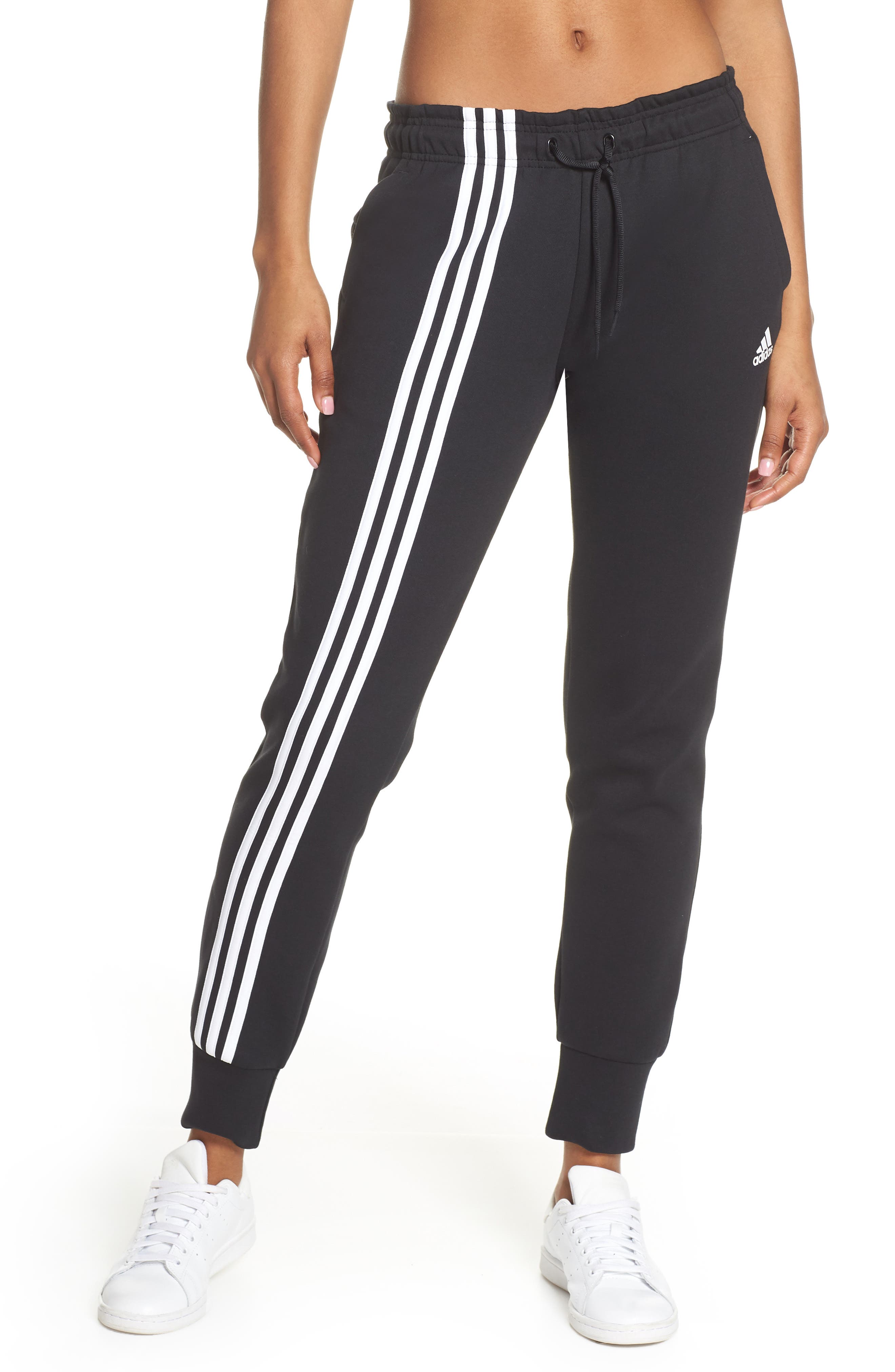 adidas brand with the 3 stripes pants