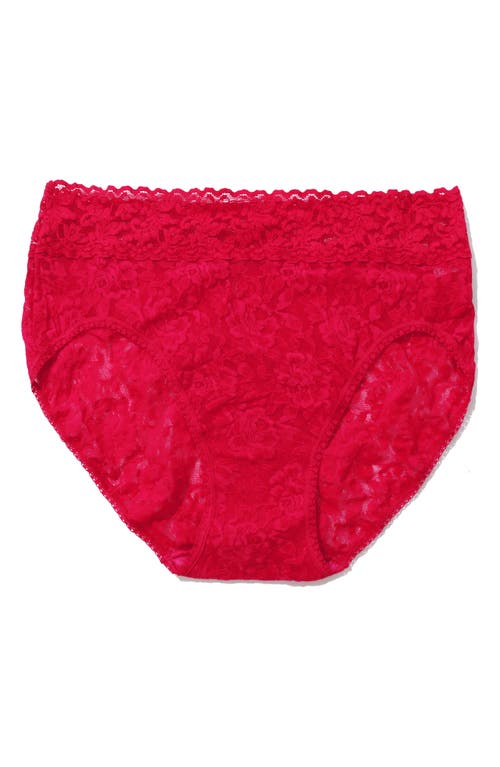 Shop Hanky Panky French Briefs In Beet Juice Red