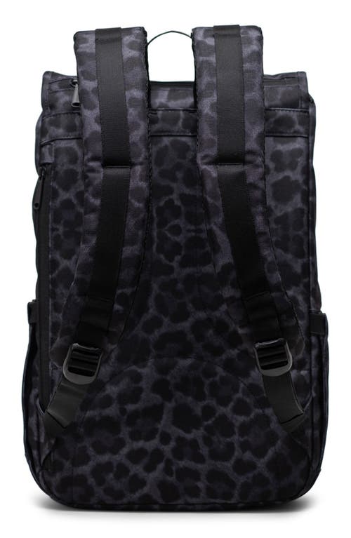 Shop Herschel Supply Co . Little America Backpack In Digi Leopard Black