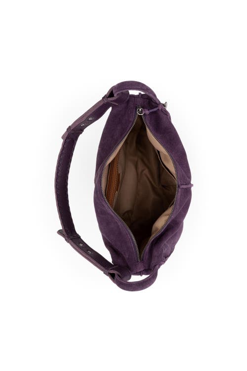 Shop The Sak Los Feliz Hobo In Aubergine Suede