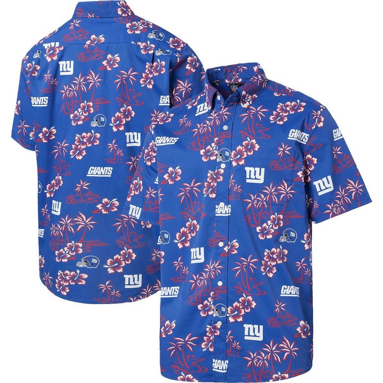Reyn Spooner Royal New York Giants Kekai Button-up Shirt