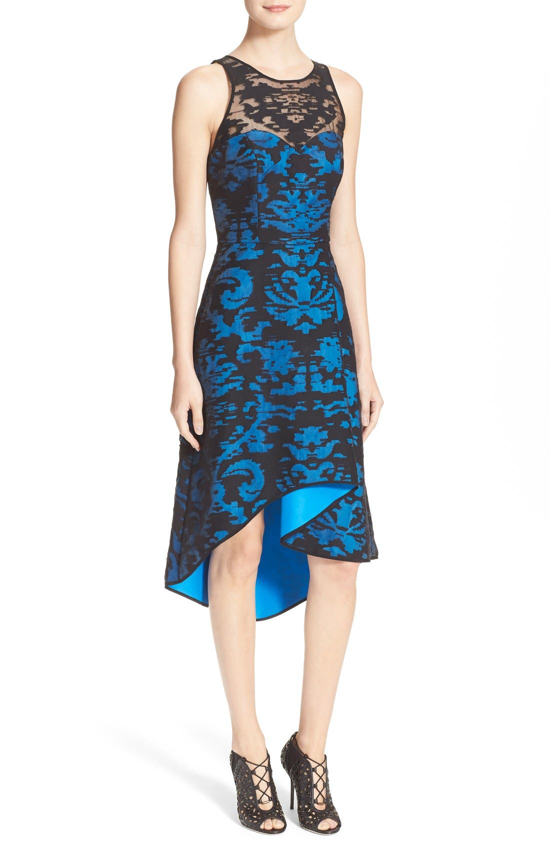 Milly 'Martina' Ornament Fil Coupé Dress Nordstrom