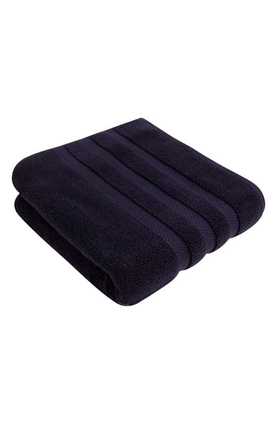 Shop Bedhog 8-piece Zero Twist Cotton Towel Set In Navy