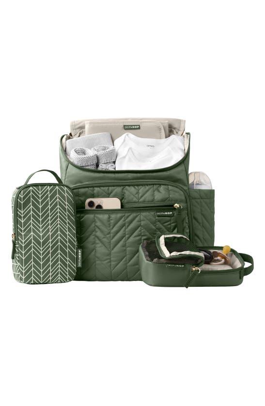 Skip Hop Forma Diaper Backpack In Green
