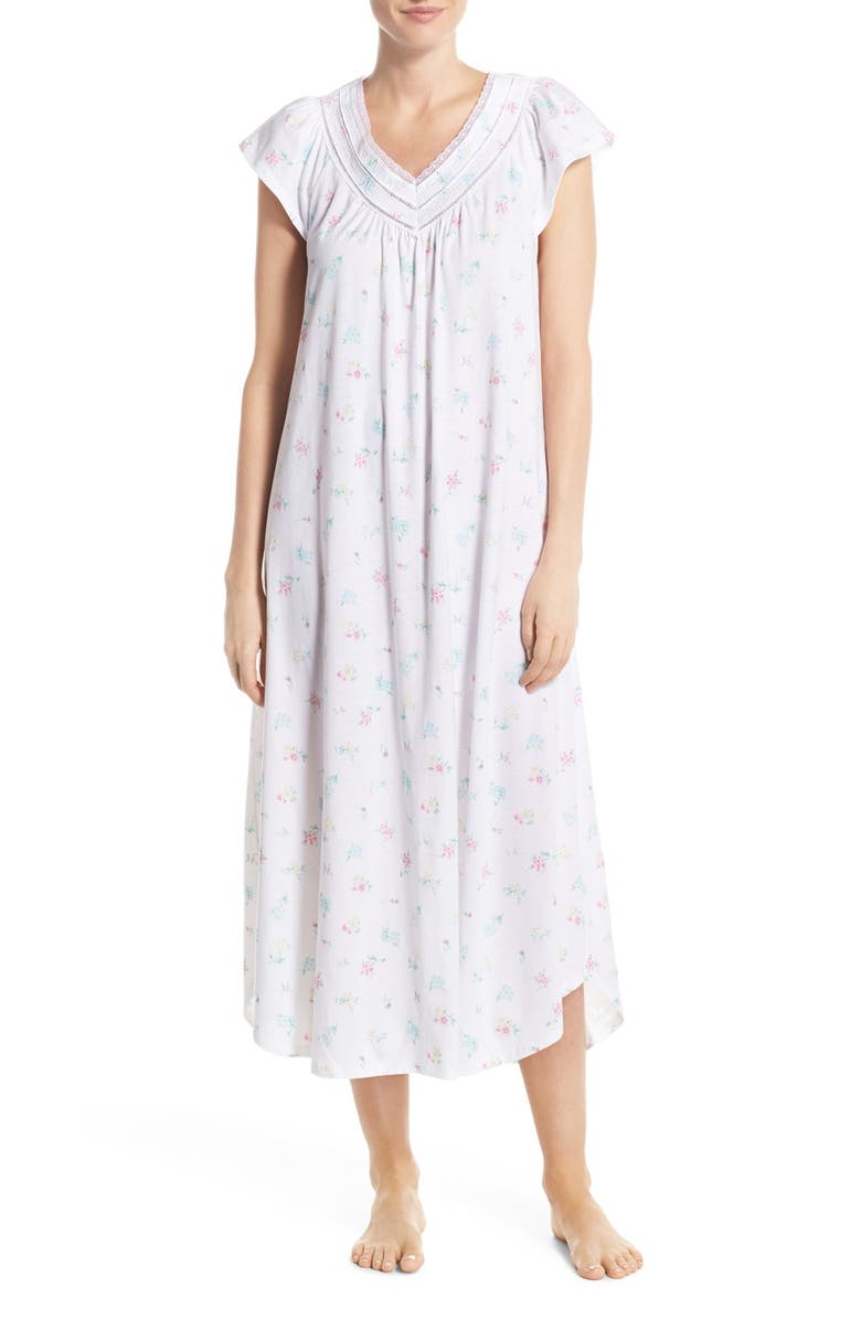 Carole Hochman Designs Floral Cotton Long Nightgown | Nordstrom