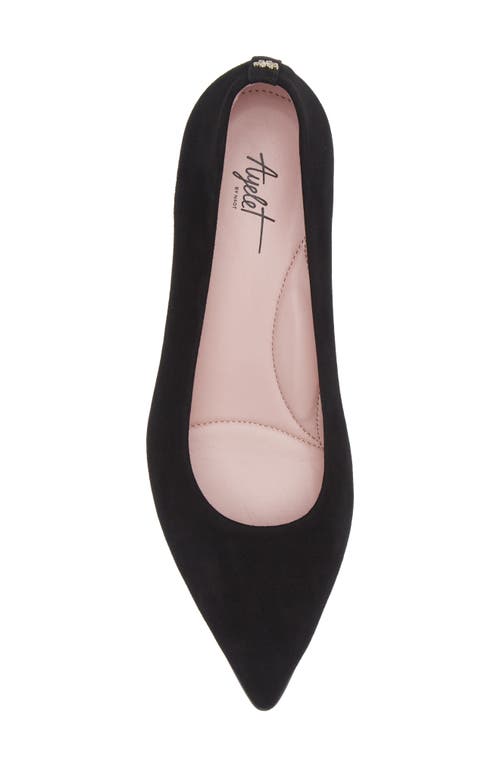 Naot Romy Pointed Toe Pump In Black Classic Suede
