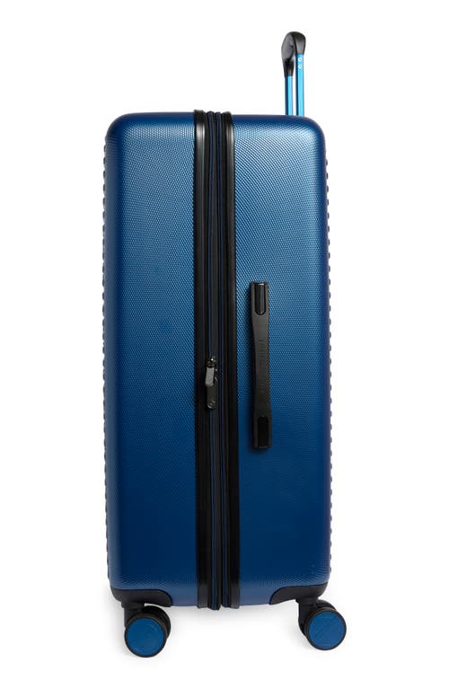 Shop Original Penguin Dexter 29-inch Hardside Spinner In Metallic Blue