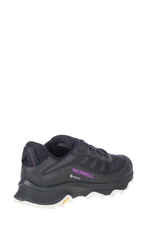 Merrell Moab Speed Gore-tex® Hiking Sneaker In Black