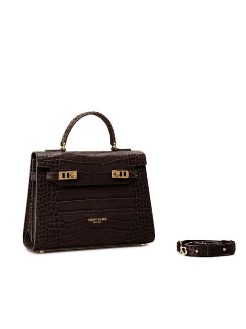 Teddy Blake Kim Croco 11" In Dark Brown