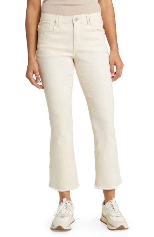 Wit & Wisdom 'Ab'Solution Frayed High Waist Ankle Flare Jeans at Nordstrom,