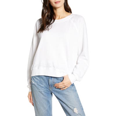 Recycled Karma Long Sleeve Burnout Tee, Grey