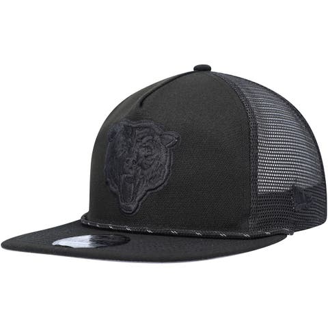 Men's New Era Black Chicago Bears Illumination Golfer Snapback Trucker Hat