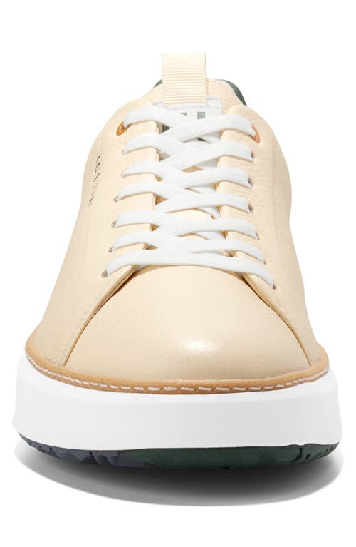 Shop Cole Haan Grandpro Topspin Golf Sneaker In Vanilla/trekking Green