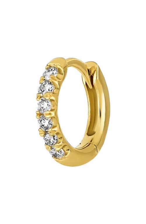 Bony Levy Audrey Diamond Hoop Earrings In Yellow Gold/diamond
