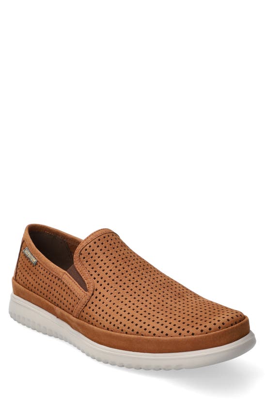 Shop Mephisto Tiago Perforated Loafer In Brown