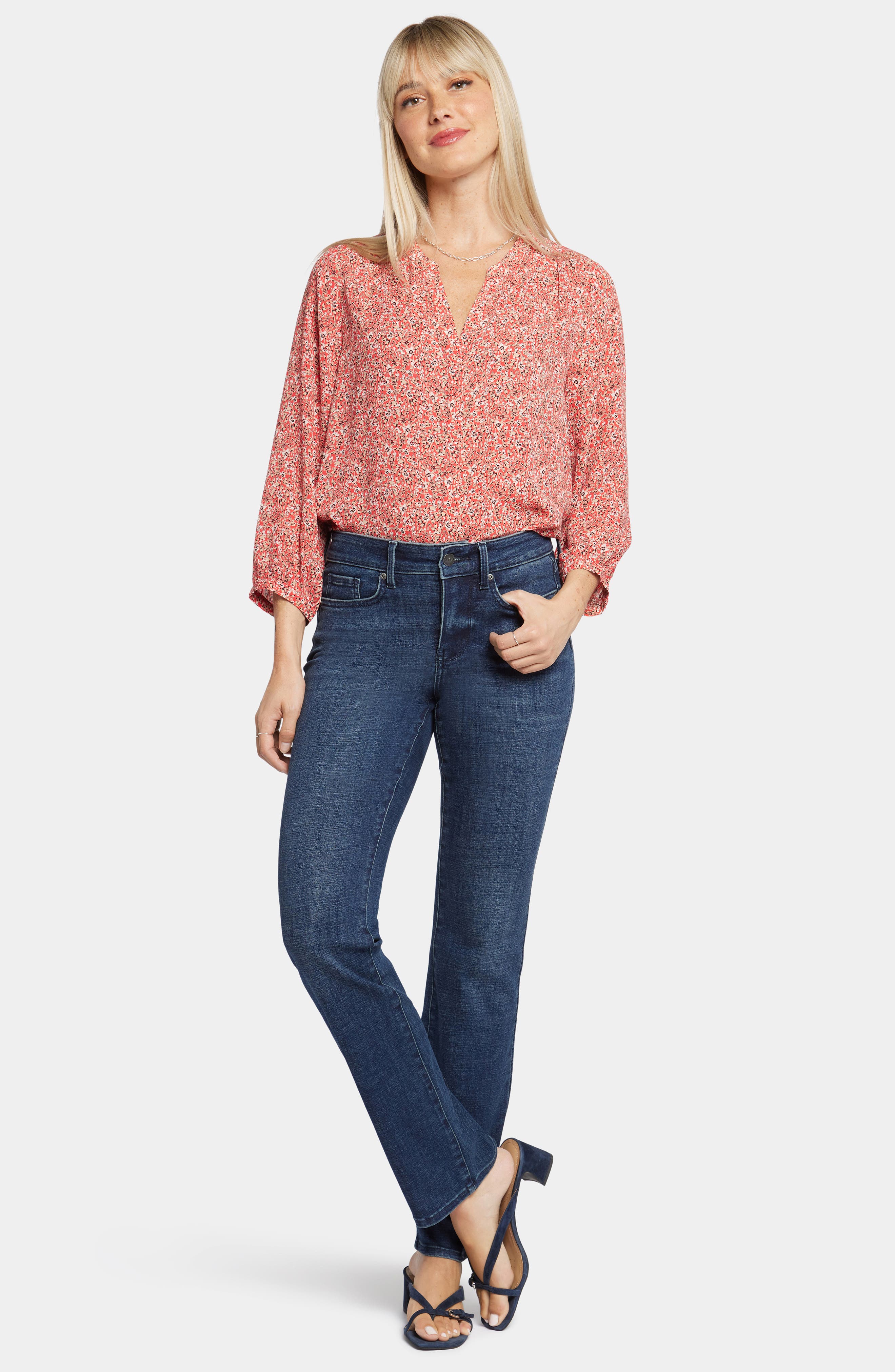 Nydj - MARILYN STRAIGHT CORDUROY JEANS main image 1