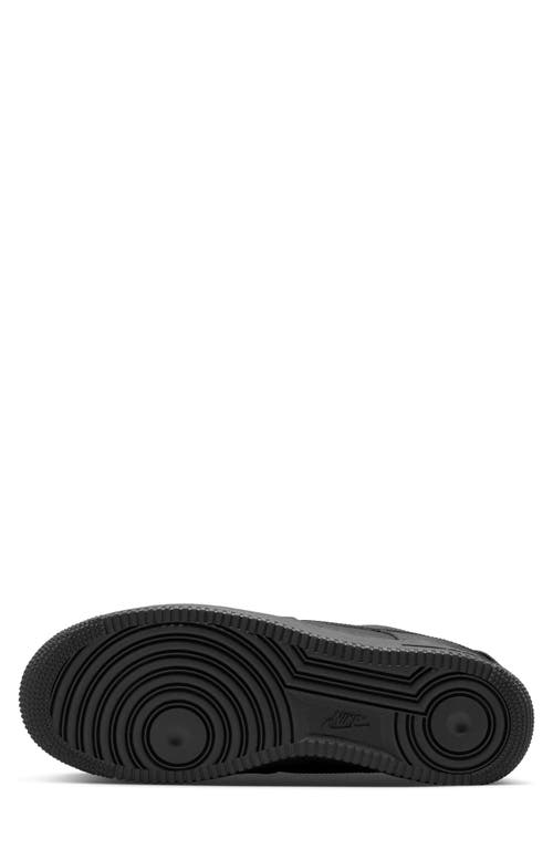 Nike X Slam Jam Air Force 1 Low Sneakers In Black/black/black