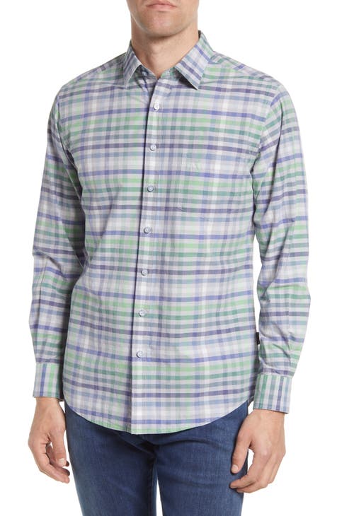 Men's Caldwell Peak Check Button-Up Shirt