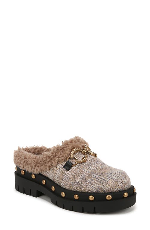 Circus Ny By Sam Edelman Annie Faux Shearling Lined Clog In Natural/nutmeg