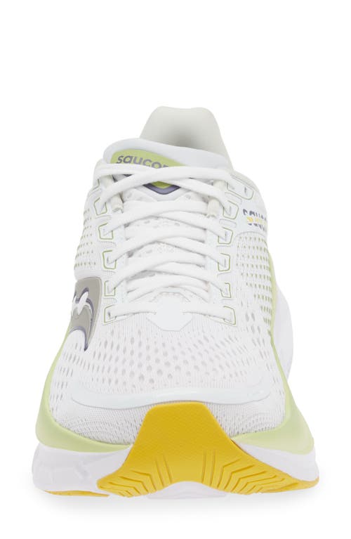 Shop Saucony Guide 17 Running Shoe In White/fern