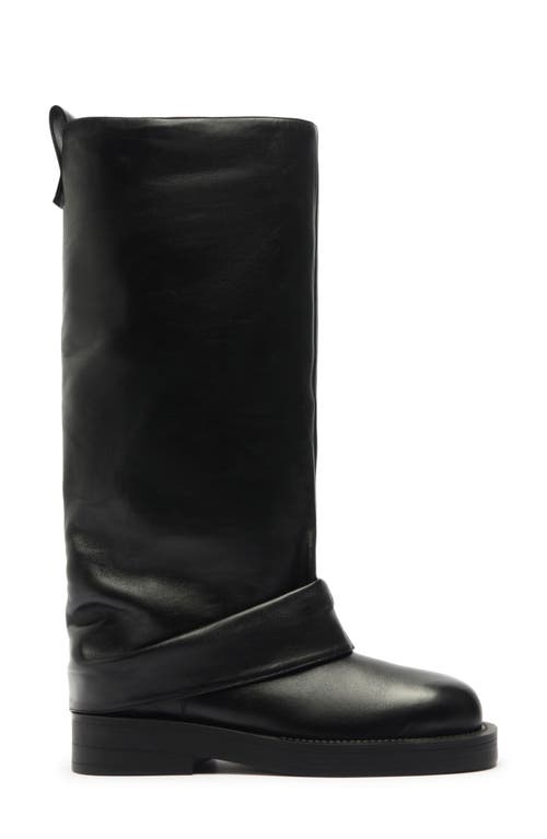 Shop Schutz Keira Up Platform Knee High Boot In Black