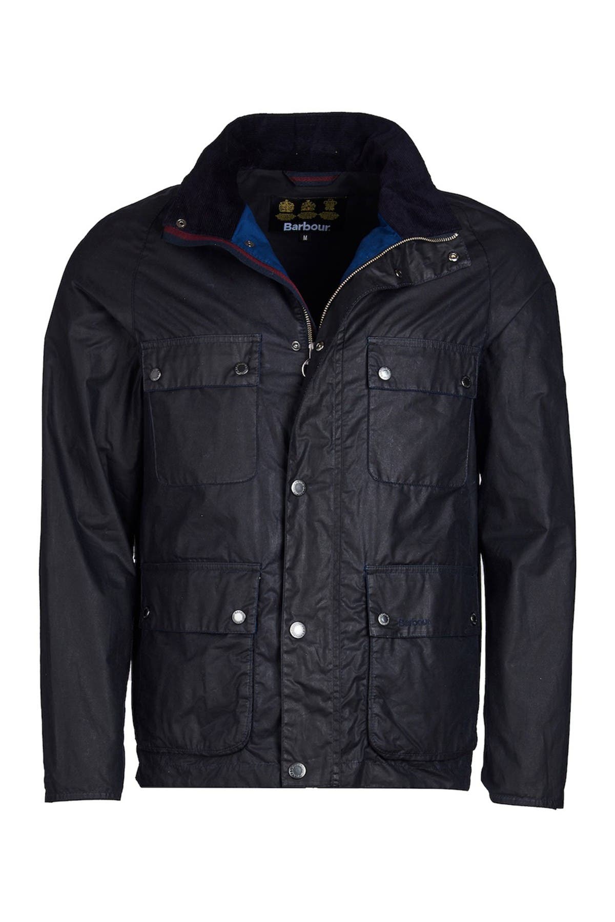 barbour toman waxed cotton jacket