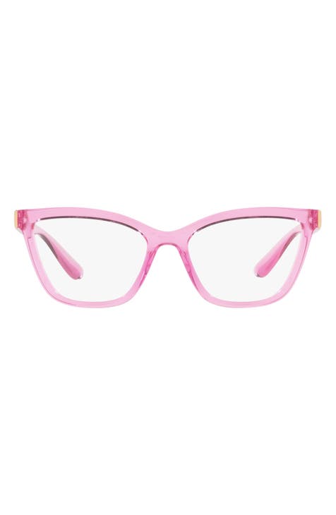 Pink eyeglasses deals