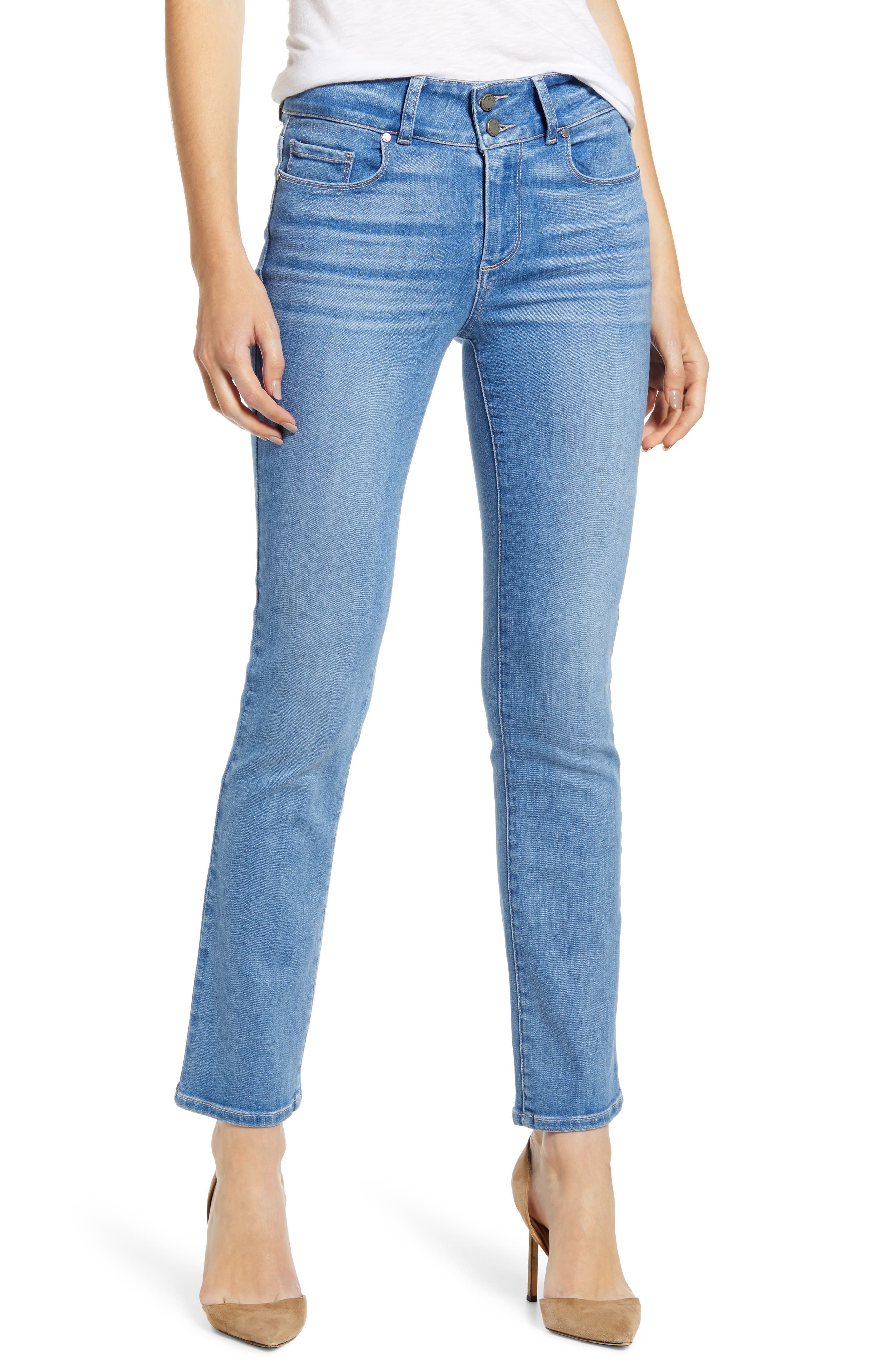 paige hidden hills straight jeans