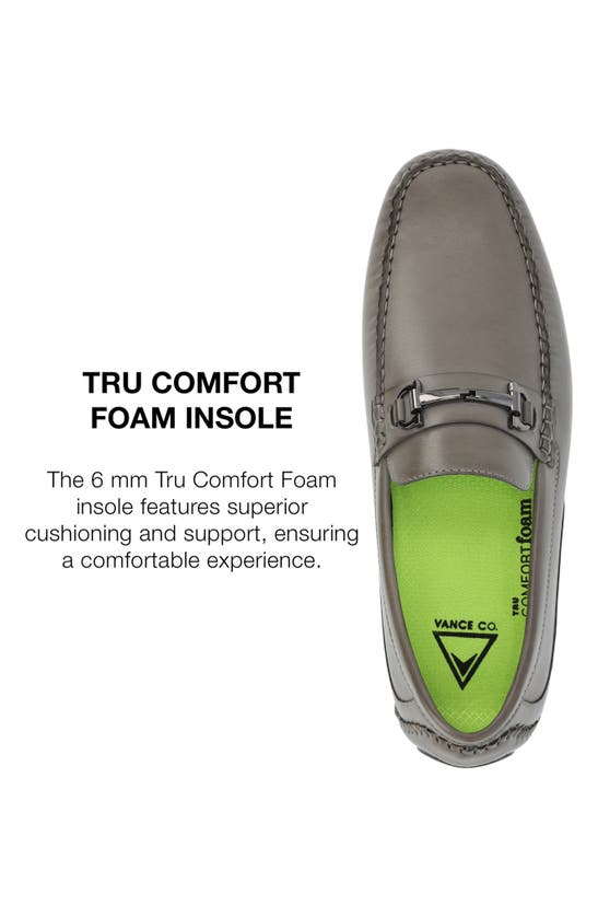 Vance Co. Holden Mens Moc Closed Toe Loafers In Gray | ModeSens display picture 3