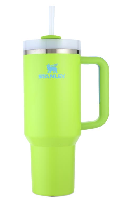 Shop Stanley The Quencher H2.0 Flowstate™ 40-ounce Tumbler In Bright Lime