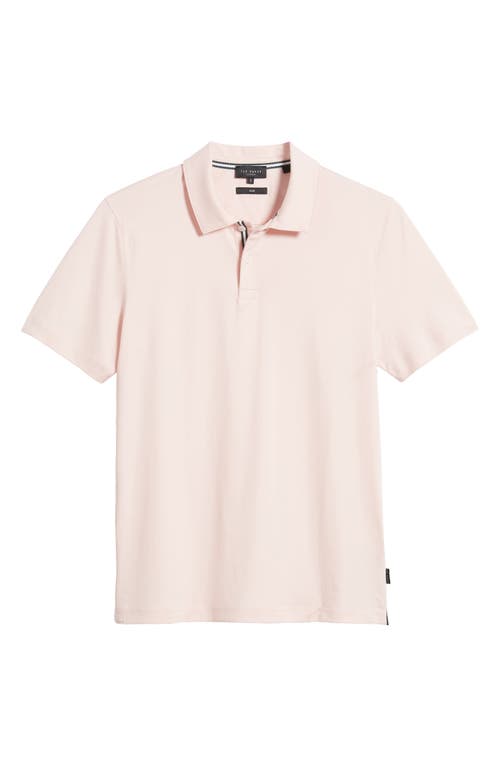 Zeiter Cotton Polo in Pale Pink