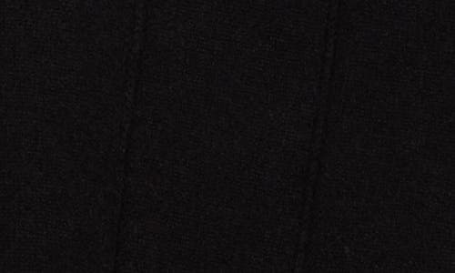 Bruno Magli Amicale Wide Rib Cashmere Sweater In Black