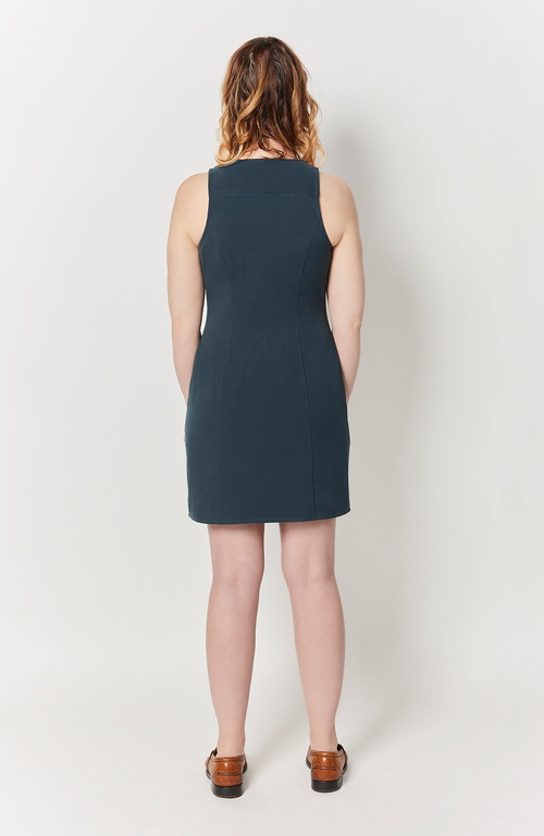 Aam The Label The Everywhere Dress In Deep Teal
