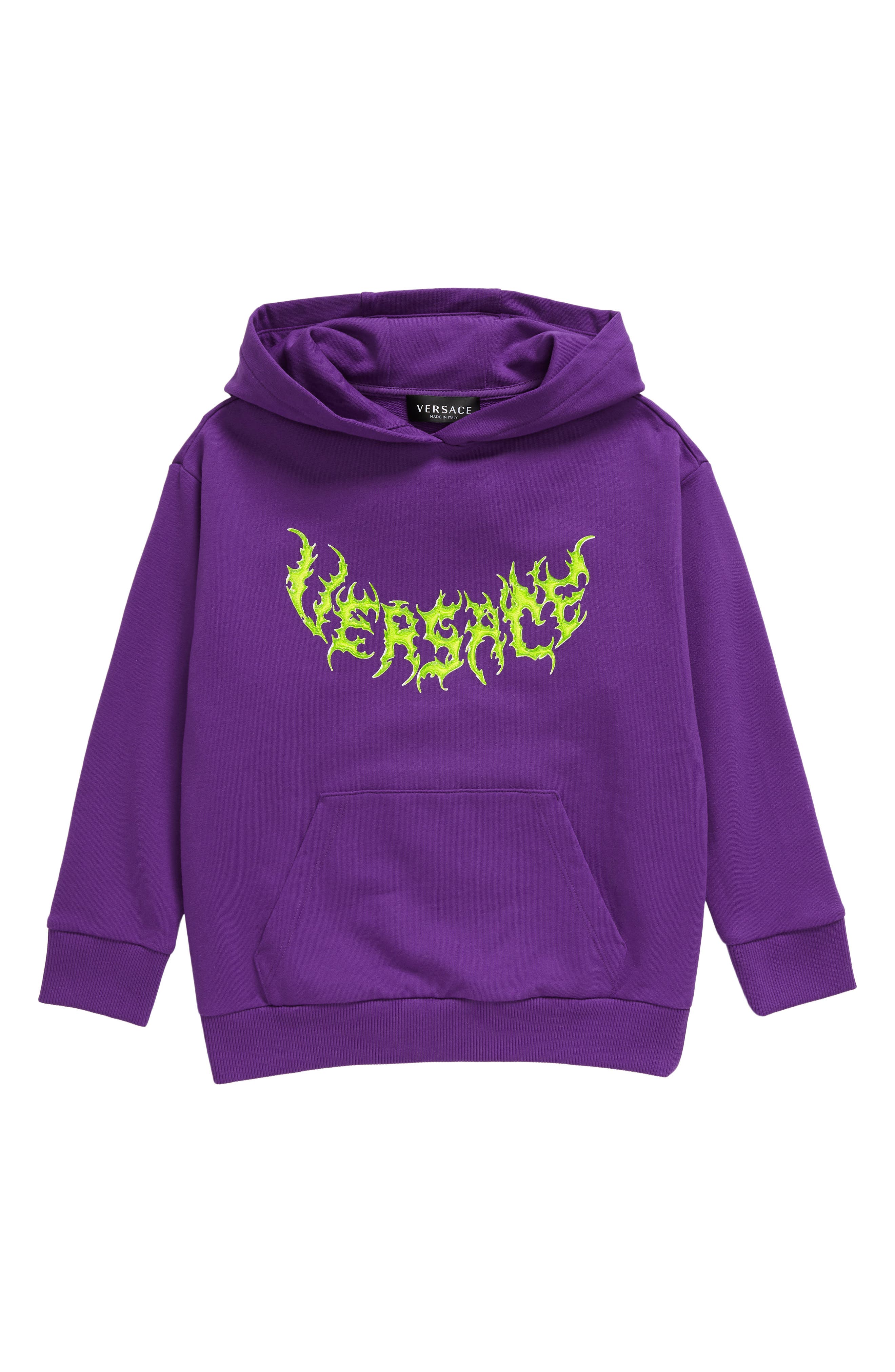 Versace Kids logo-print track pants - Purple