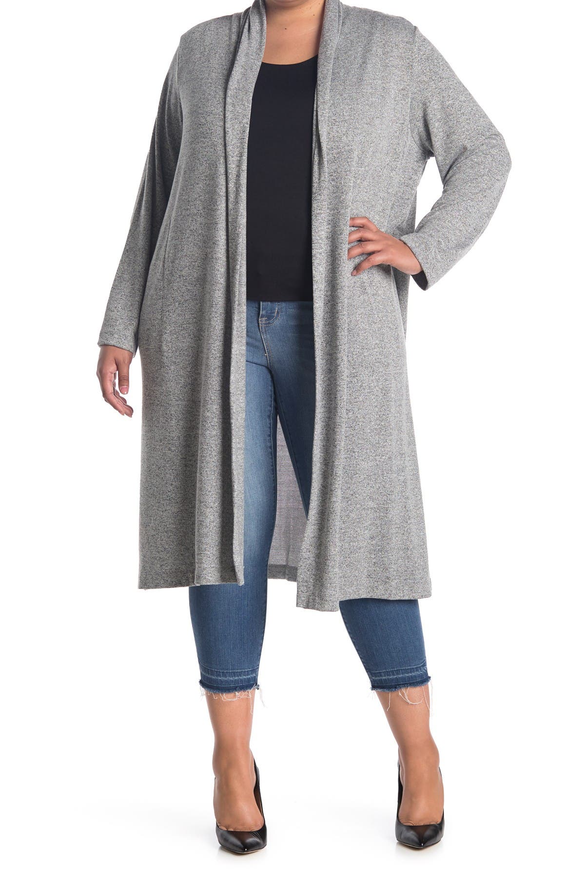 long sleeve knit cardigan
