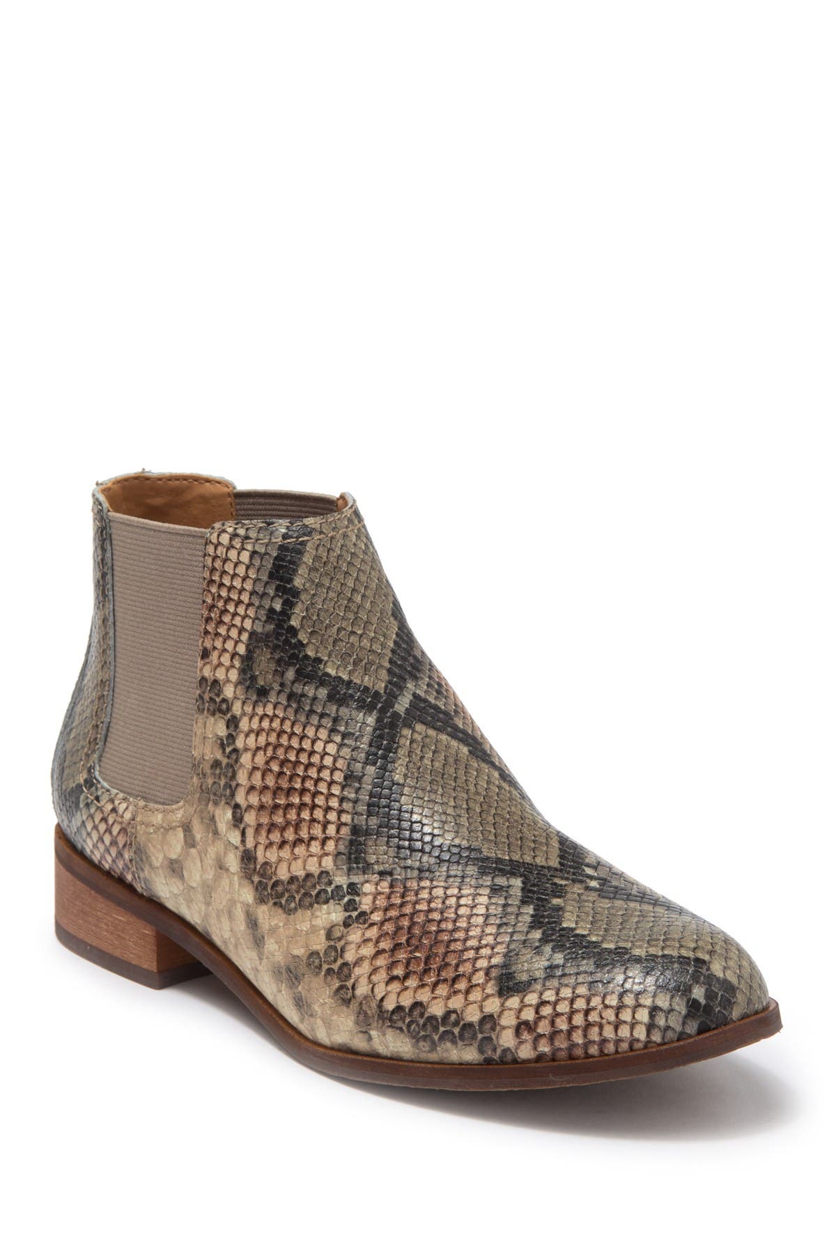 Mila Snake Embossed Chelsea Boot 