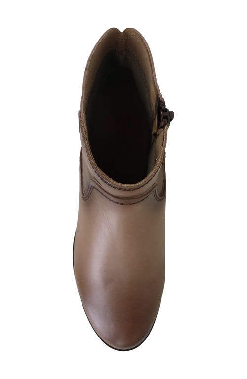 Shop National Comfort Esmeralda Water Resistant Ankle Boot In Taupe Leather