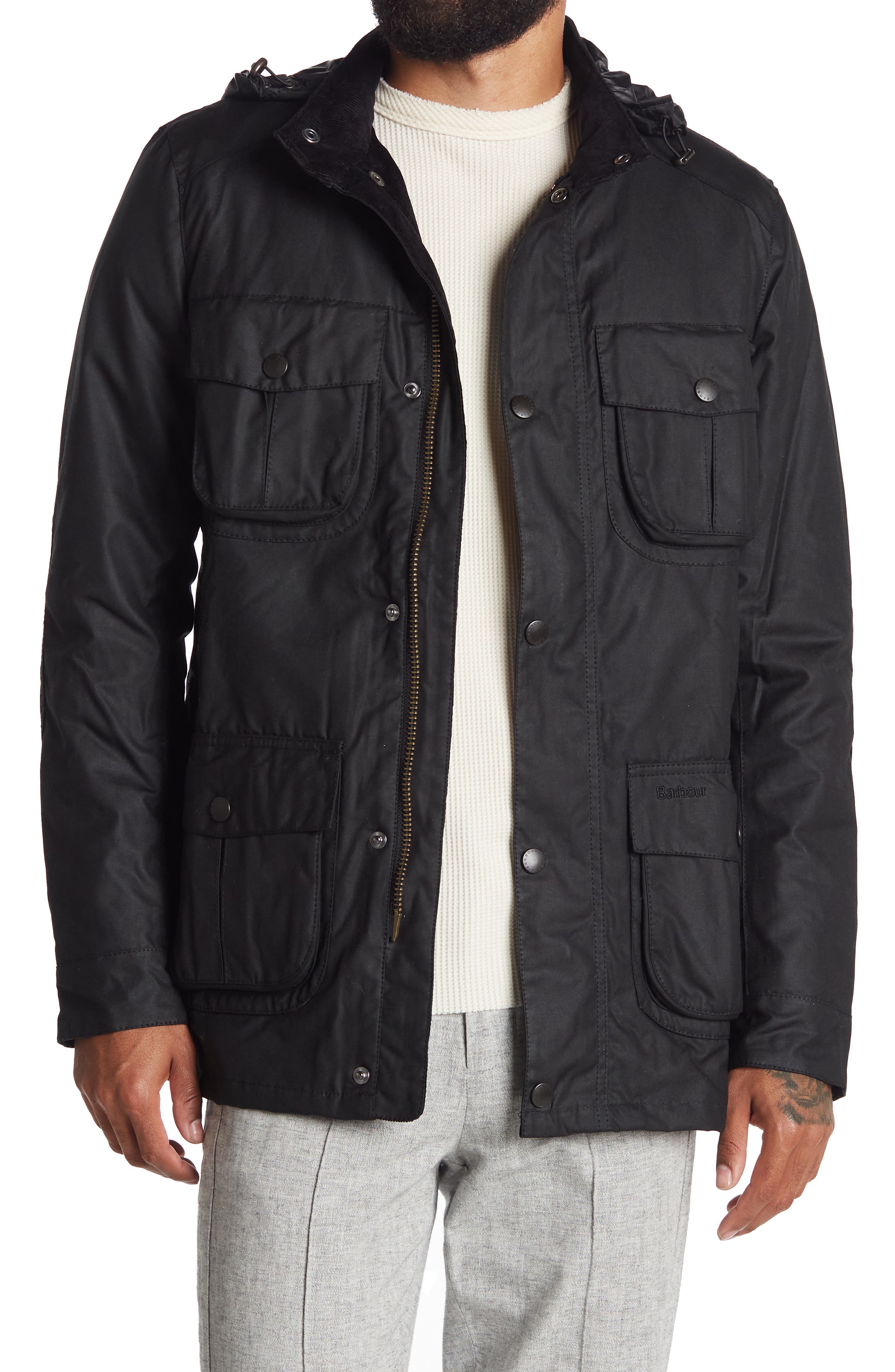 barbour corbridge black