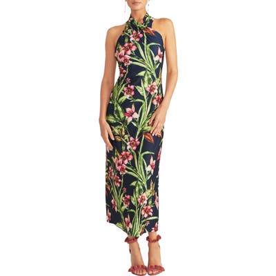 Rachel Rachel Roy Harlan Print Jersey Maxi Dress, Blue